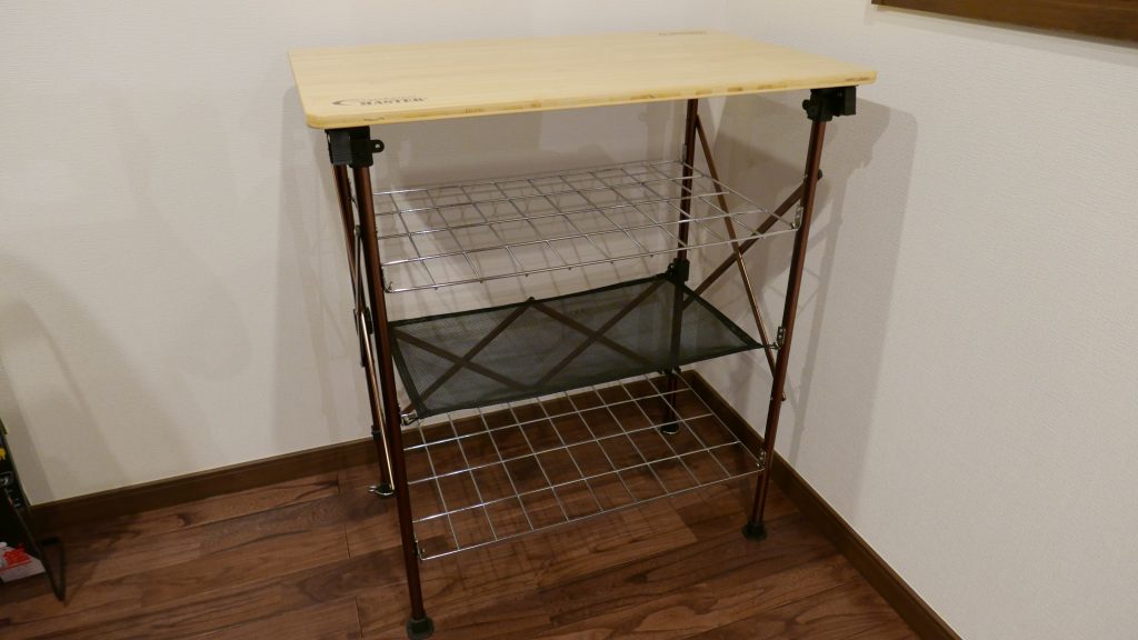 フォルダブルシェルフ